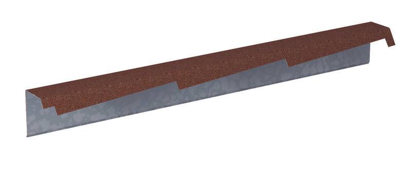 Štítová lišta profilovaná DIAMANT výška 140 mm pravá