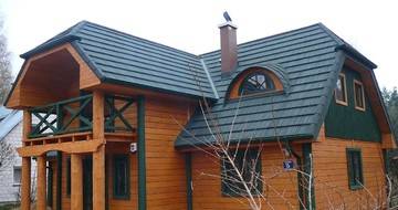 GERARD Corona Antracitová Wooden house references from Poland