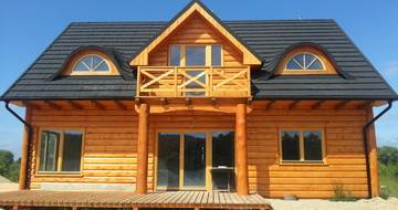 GERARD Corona Antracitová Wooden house references from Poland