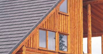 GERARD Corona Antracitová Wooden house references from Poland