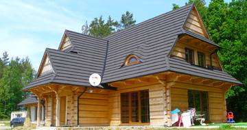 GERARD Corona Antracitová Wooden house references from Poland