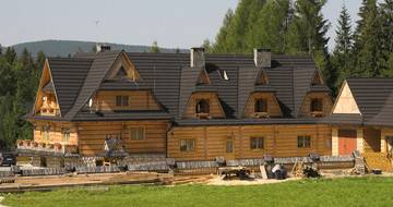 GERARD Corona Antracitová Wooden house references from Poland