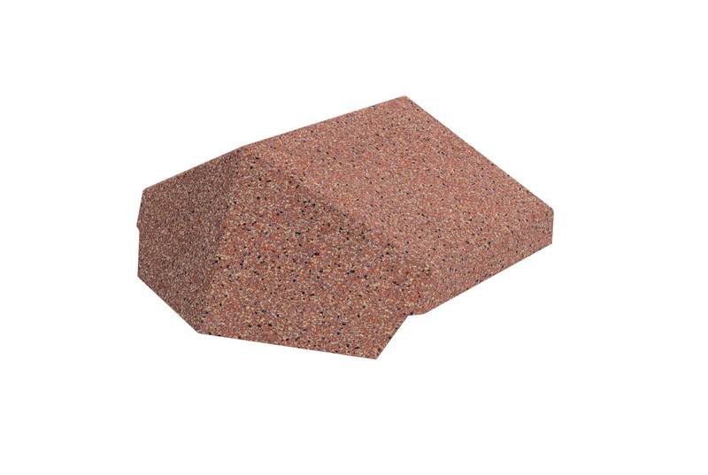 RIDGE COVER 130 MOULDED END 135°