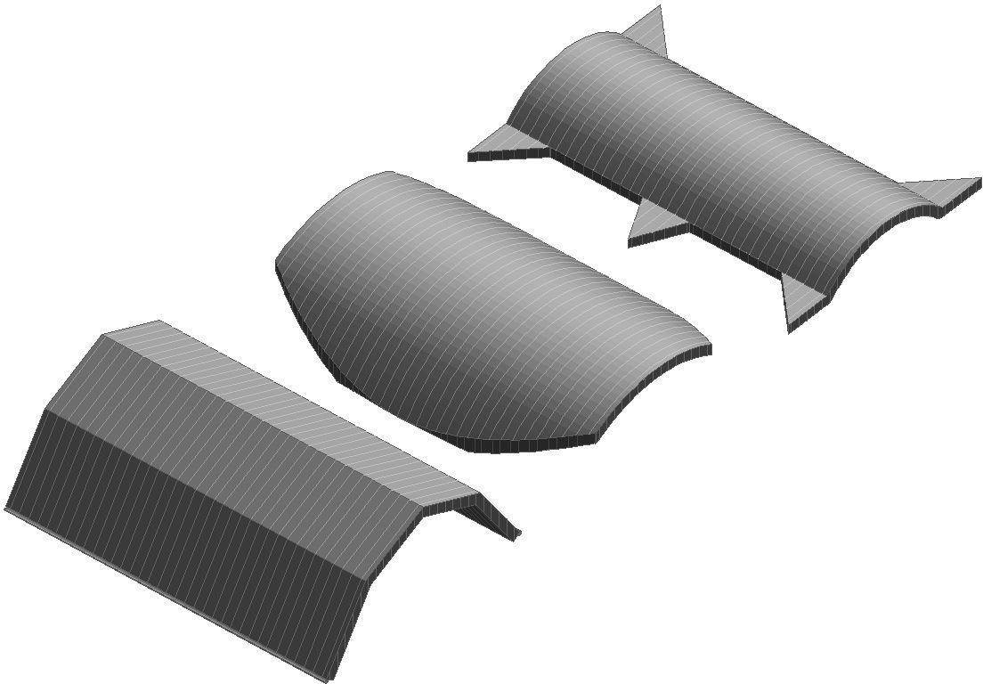 Computer designed roofs