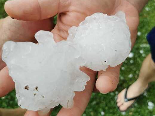Even hailstorm could not destroy this roof