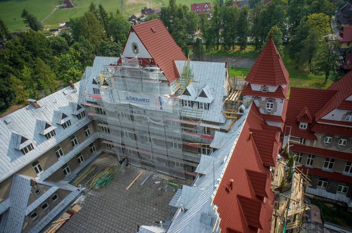 GERARD Heritage Ispanijos raudona Heritage Spanish red, Poland, Zakopane hospital