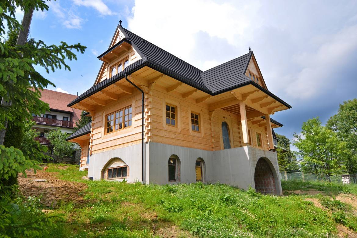 GERARD Corona Tamsiai sidabrinė Bukowina Tatrzańska, dom jednorodzinny