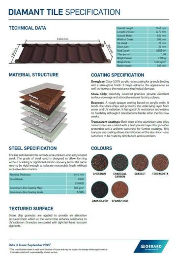 Diamant Tile Specification (PDF)