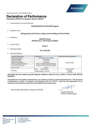 Declaration of Performance (Eleganta) (PDF)