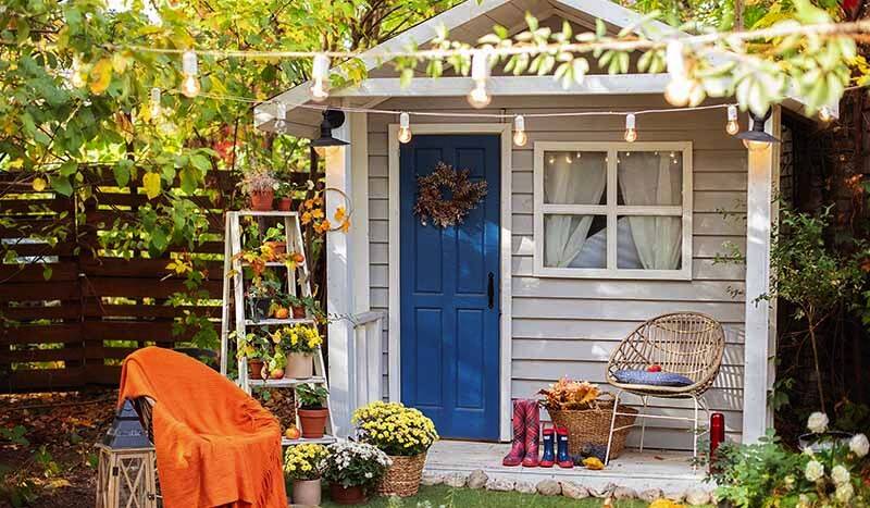 Căsuţa de grădină: un spaţiu funcţional cu potenţial nelimitat