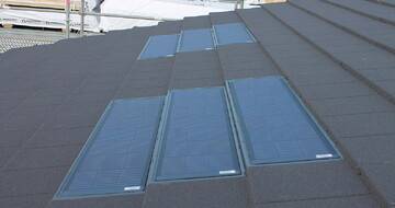 eQube solarni strešnik Eleganta Black