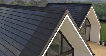 eQube solarni strešnik Eleganta Black