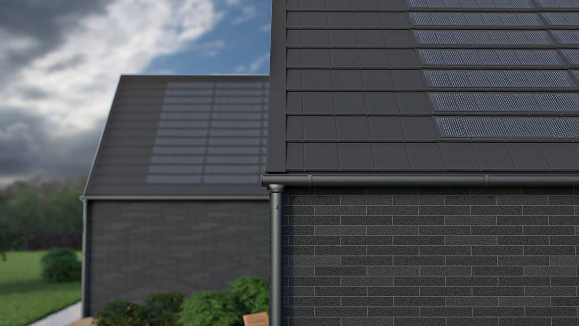 eQube solarni strešnik Eleganta Black