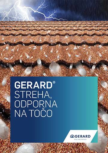 GERARD®  STREHA, ODPORNA NA TOČO