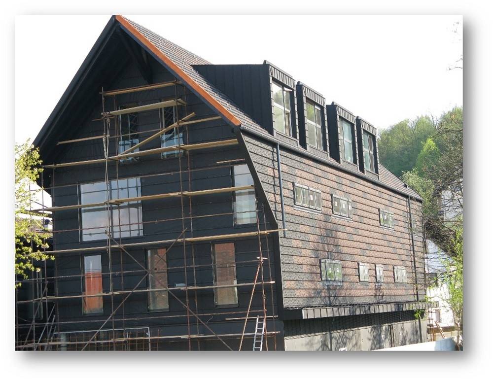 Ali je lahko streha uporabljena tudi kot fasada?