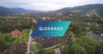 Pogled iz zraka na GERARD strehe v Zakopanih in okolici (Poljska)