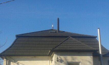 Családi ház, manzárd tető