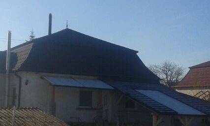 Családi ház, manzárd tető