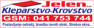 JELEN SREČKO S.P. - KLEPARSTVO, KROVSTVO, VGRADNJA STREŠNIH