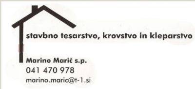 Marino Marič s.p. Krovstvo, kleparstvo